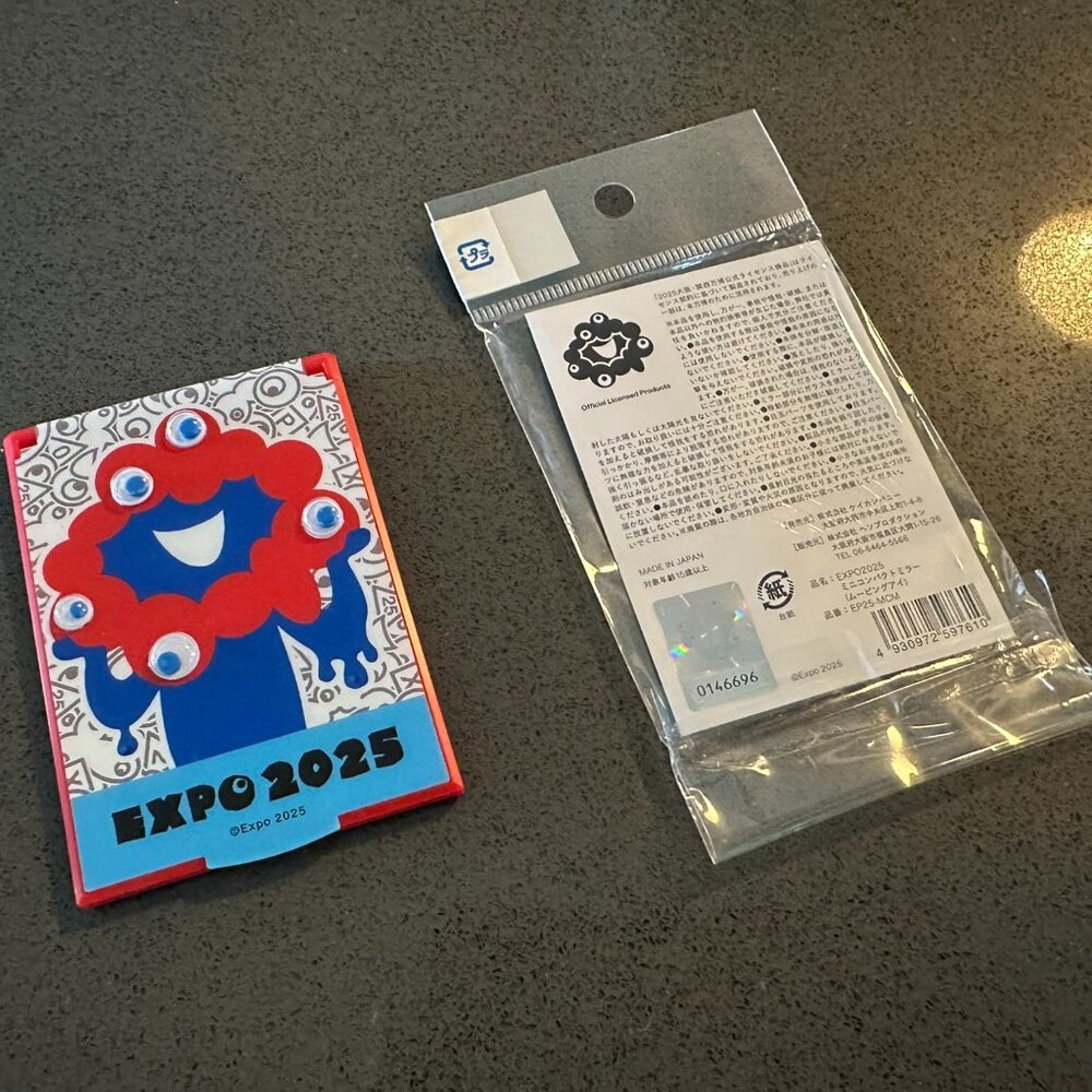 NEW Collectible World's Fair Expo 2025 Osaka Japan Handheld Mirror